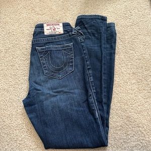 True Religion 27W - Blue skinny jeans